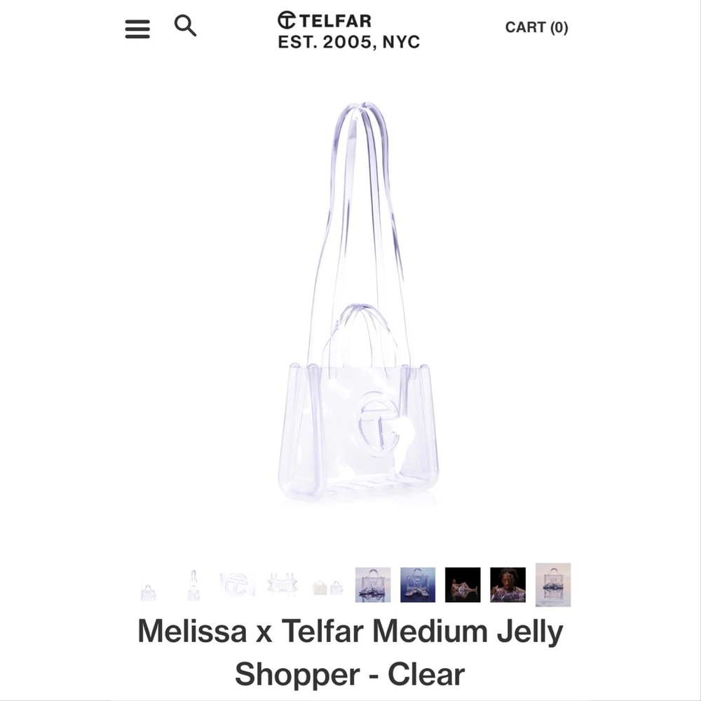 🫧 Melissa X Telfar Medium Jelly Shopper 🫧 - Picture 10 of 14
